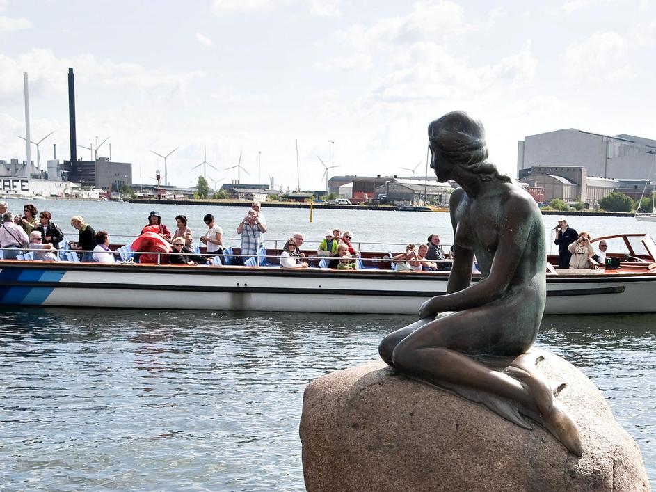 Mala morska deklica, Kobenhavn, Danska