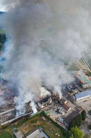 požar Zalog Straža