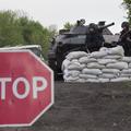 ukrajinska vojska kontrolna točka Slavjansk Ukrajina kriza