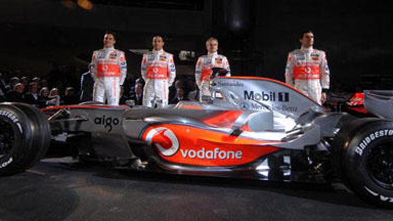 Moštvo McLaren Mercedes je predstavilo nov dirkalnik za novo sezono.