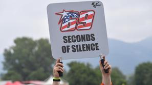 Nicky Hayden 69 sekund molka Mugello