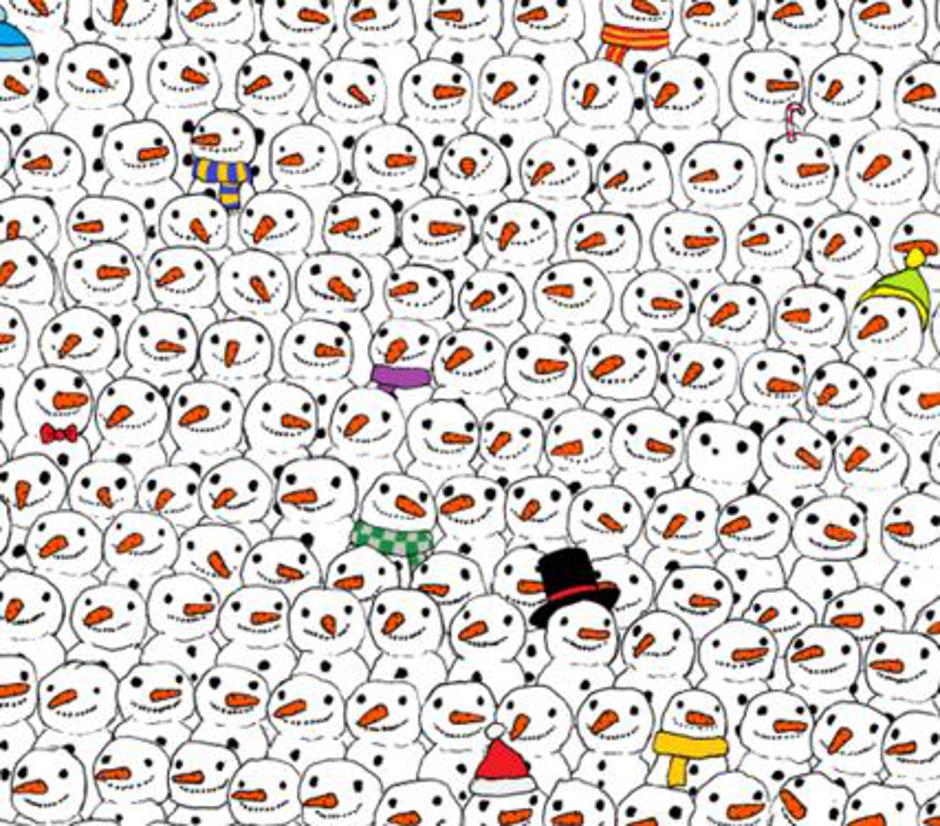 Panda med snežaki | Avtor: Reševalni pas/Twitter