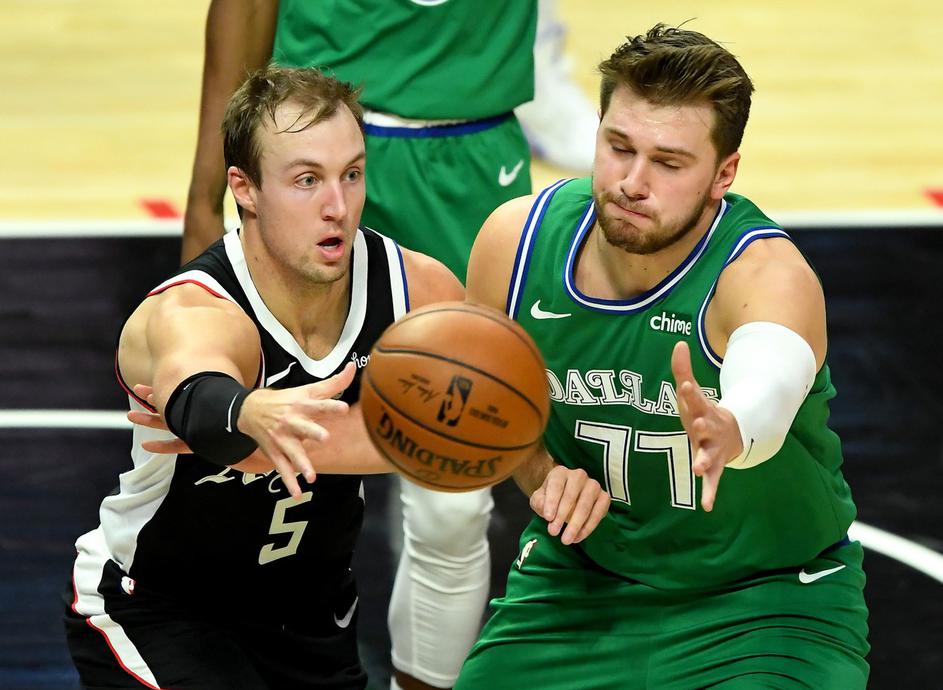 Luka Dončić Luke Kennard Clippers Mavs