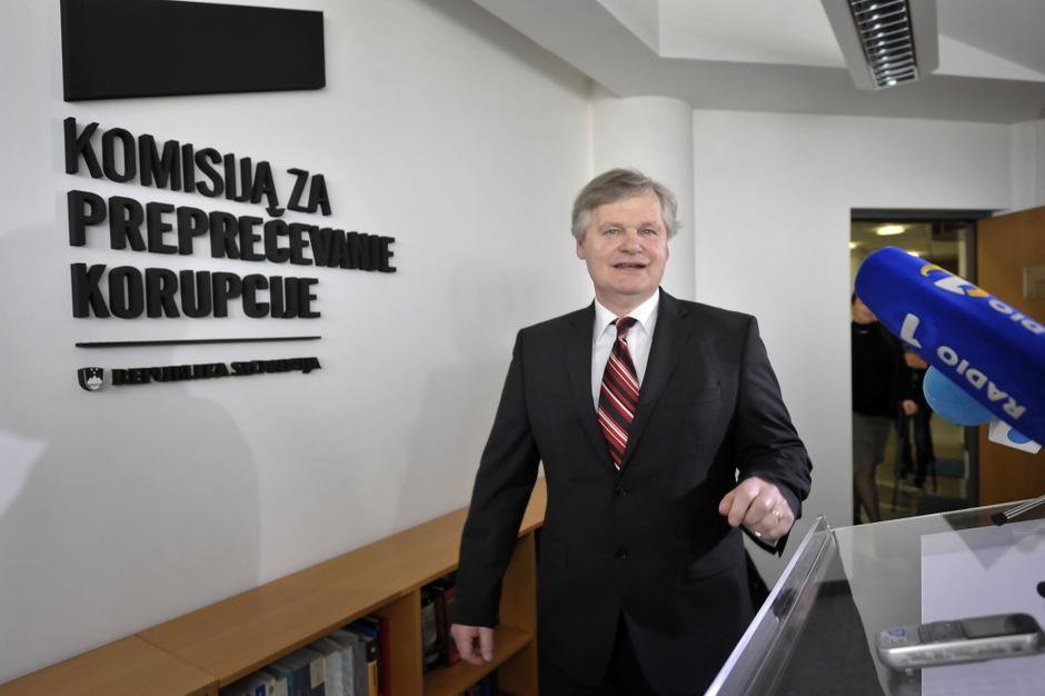 slovenija 31.03.2014, Boris Stefanec, Izjava za medije novega predsednika Komisi | Avtor: Anže Petkovšek