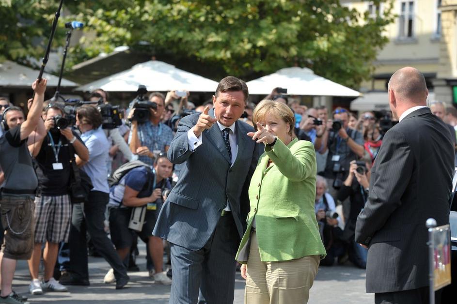 Angela Merkel v Ljubljani.