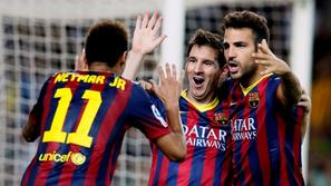 Barcelona Sevilla Liga BBVA Španija prvenstvo Neymar Messi Fabregas