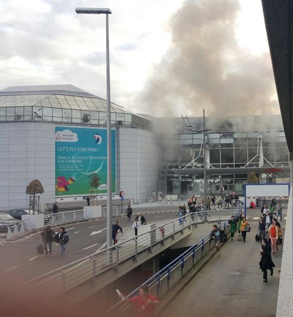 Bruselj, letališče, eksplozija | Avtor: tw