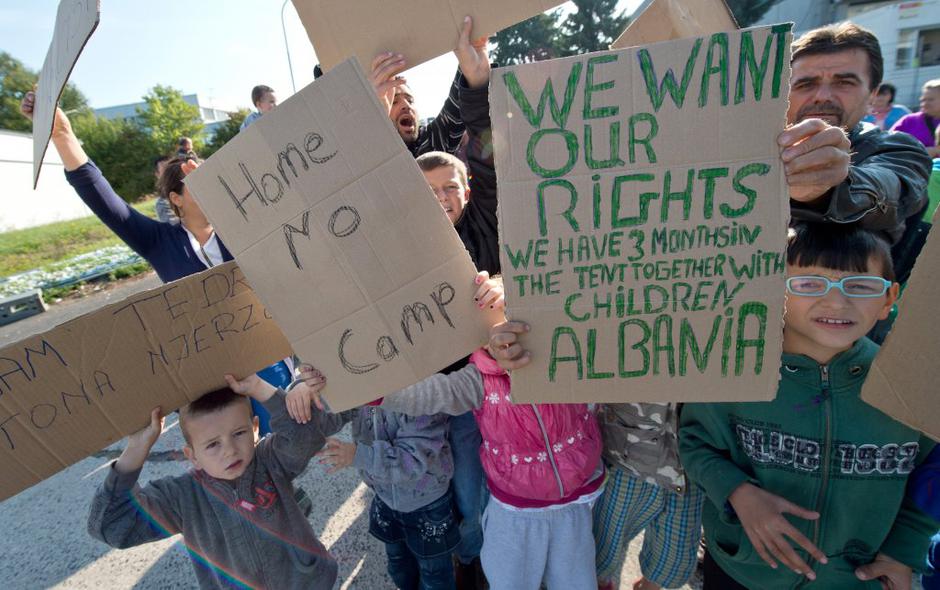 Albanski begunci v Nemčiji | Avtor: EPA