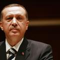 Turkey's Prime Minister Tayyip Erdogan addresses the media at the AK Party headq