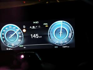 Poraba hyundai inster, zima, avtocesta