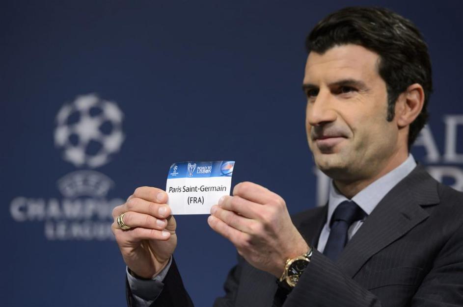 Figo Liga prvakov žreb Nyon Paris Saint-Germain PSG