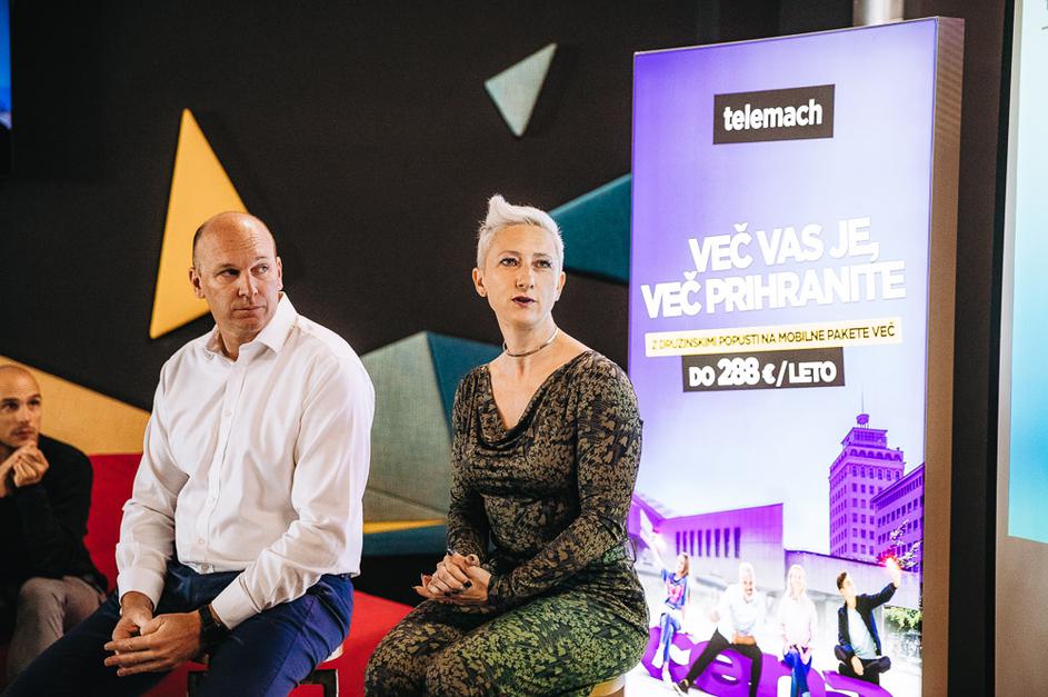 Adrian Ježina, Ditka Maučec, Telemach