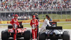 Charles Leclerc Sebastian Vettel Lewis Hamilton