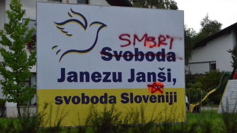 Počečkan reklamni pano