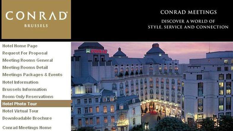 Hotel Conrad, kjer je prenočil Pahor s svojo delegacijo, velja za enega od najdr