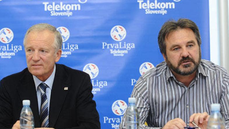 Brane Florjančič (levo) in Stane Oražem (desno) sta znova opozorila na krizo v s