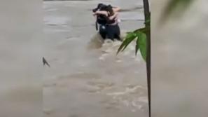 Deroča reka Nadiža odnesla tri mlade osebe