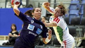 Nina Jeriček in soigralke bodo povratno tekmo odigrale v nedeljo. (Foto: EPA)