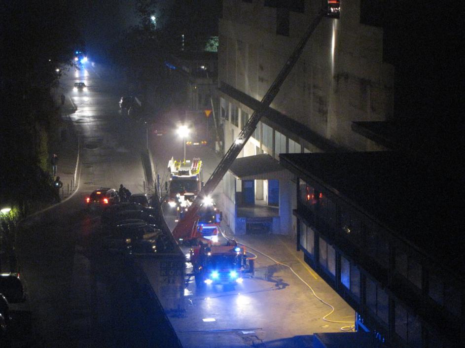 Požar v Mladinski knjgi Tiskarna.