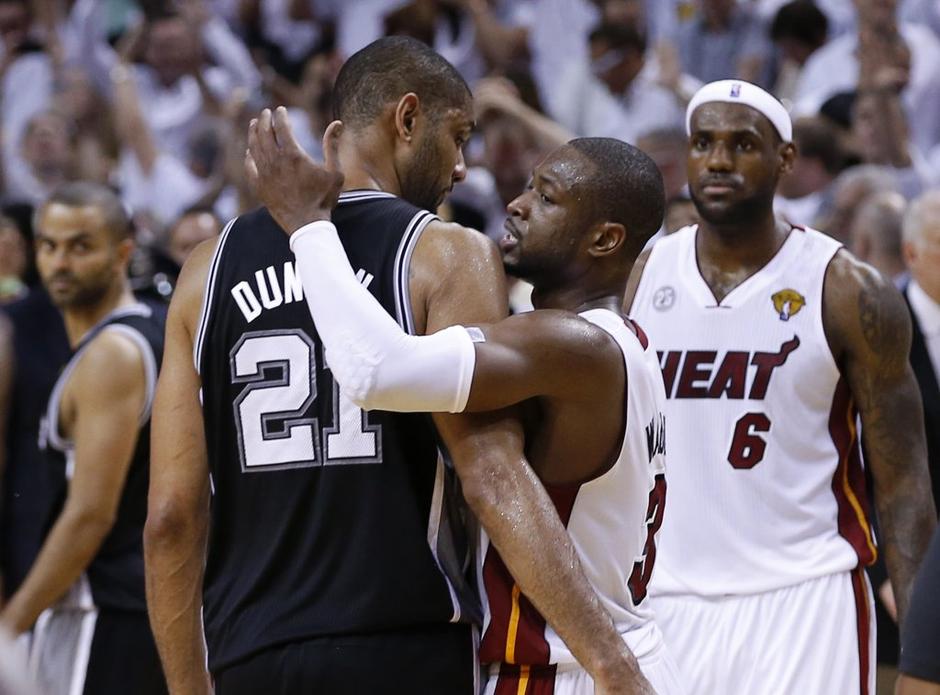Duncan Wade James Miami Heat San Antonio Spurs NBA finale | Avtor: Reuters
