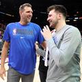 Dirk Nowitzki in Luka Dončić