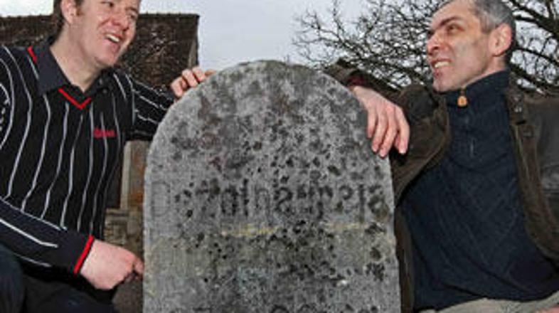 Viliam Hainz iz Varaždina (levo) in Ljubljančan Darko Bulat sta pripravila sreča