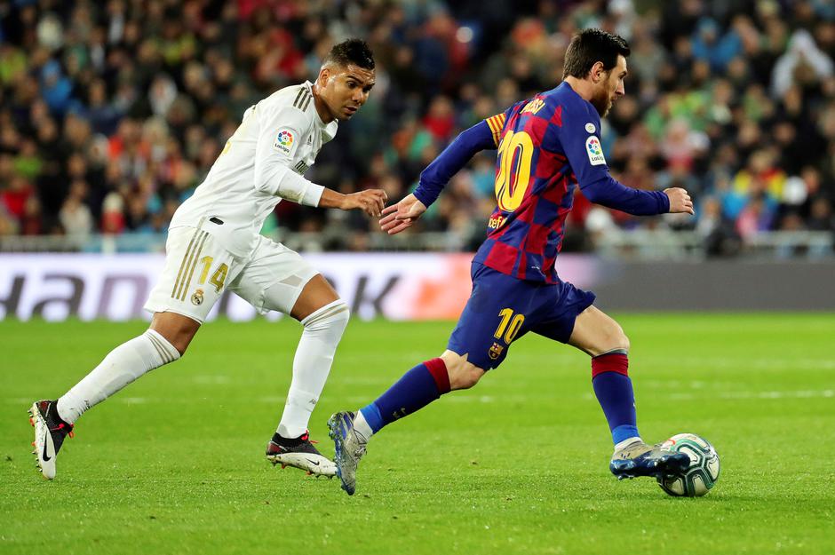 Casemiro Lionel Messi Real Madrid Barcelona | Avtor: Epa