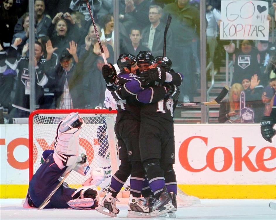 NHL 2010 za končnico Los Angeles Kings Canucks Anže Kopitar