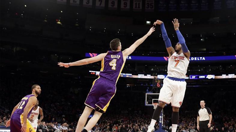 Kelly Anthony New York Knicks Los Angeles Lakers liga NBA