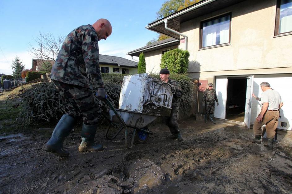 Odstranjevanje posledic poplav na Štajerskem 