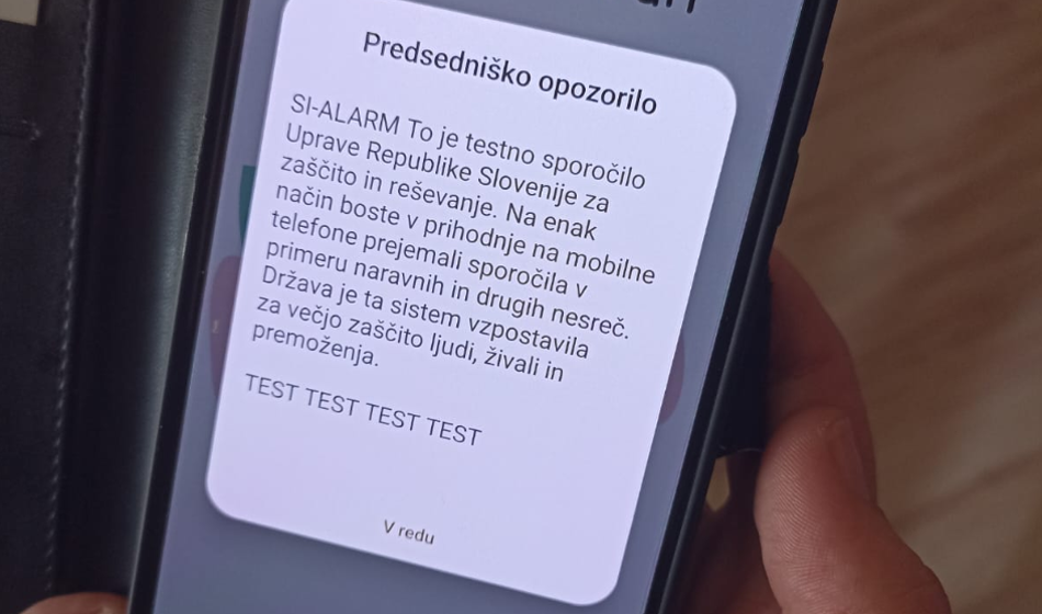 Znano, kdaj bo popravni izpit za sistem SI-Alarm