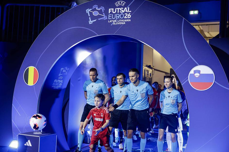 UEFA FUTSAL EURO26 Belgija Slovenija