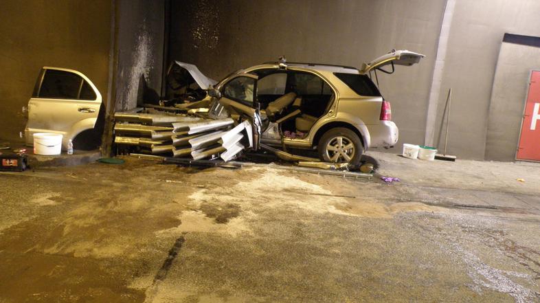 TZAVTO, nesreča v predoru, 12.02.14, foto: Dars