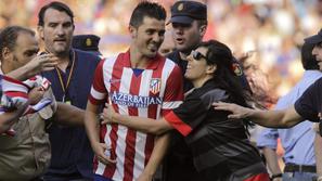 David Villa Atletico Madrid Barcelona Vicente Calderon stadion prestop prihod