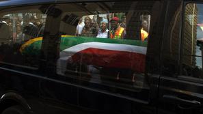 Nelson Mandela sprevod krsta Pretoria ulice