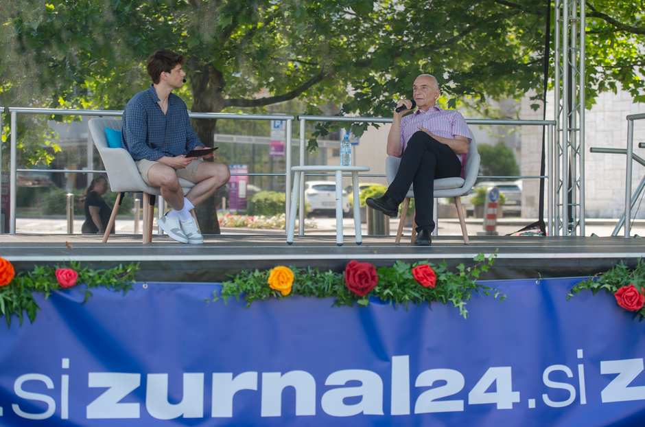 Ivo Boscarol na odru z Matejem Zemljičem - Festival za ljubitelje žiivali 2025 | Avtor: Anže Petkovšek