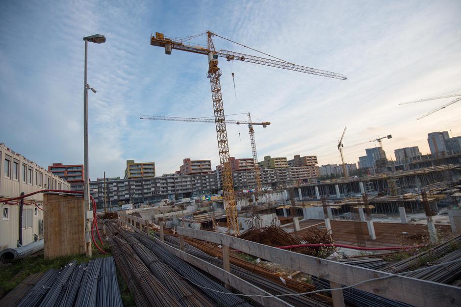 gradbišče pri Celovških dvorih | Avtor: Anže Petkovšek