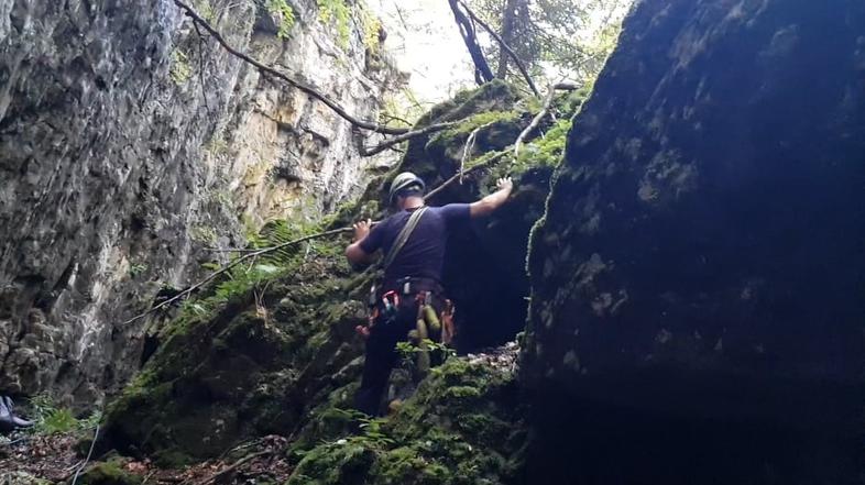 Iskalna akcija na območju Vojskega