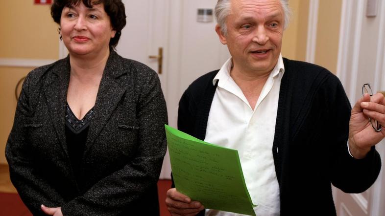 Julijana Bizjak Mlakar in Andrej Magajna (Foto: Žurnal24)