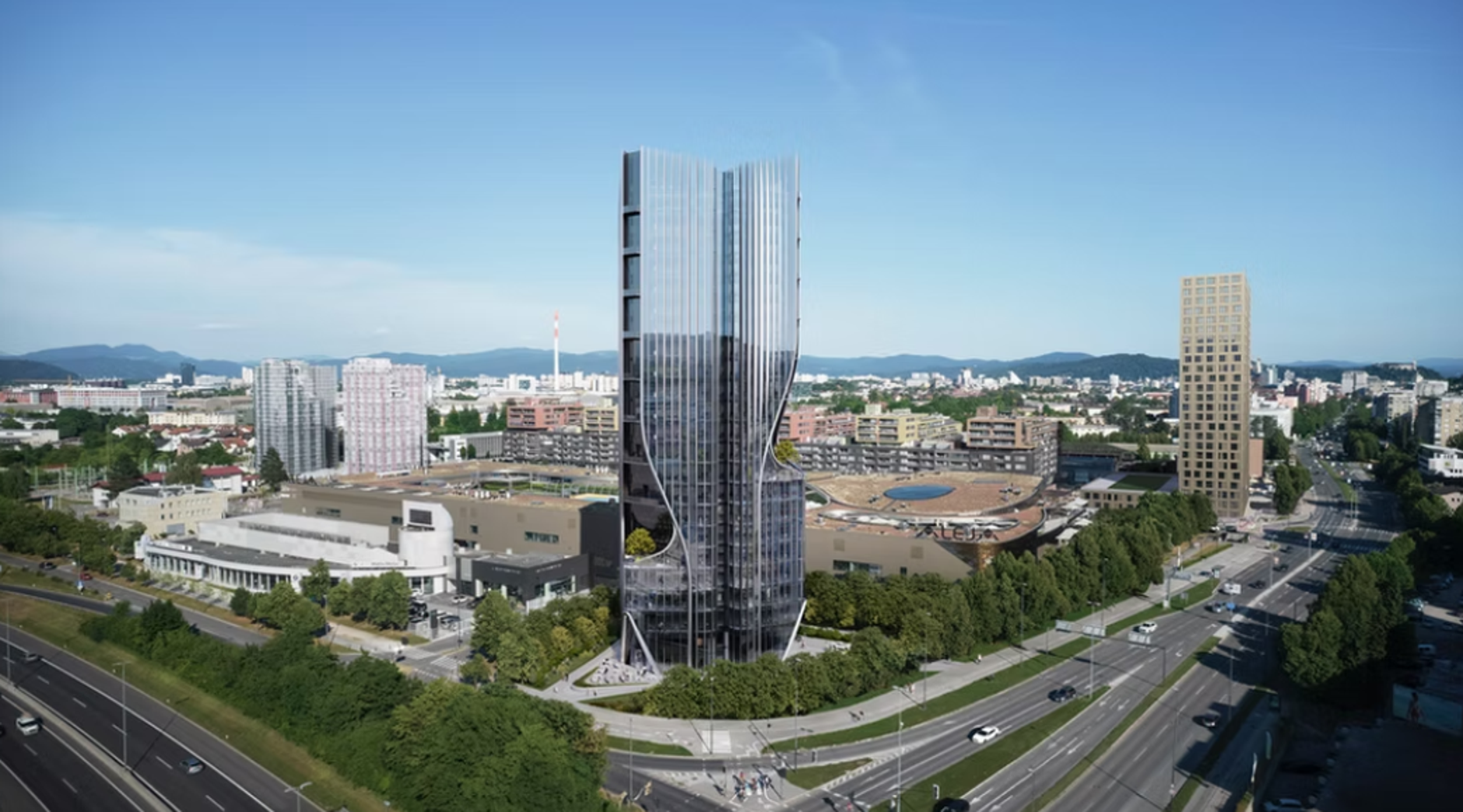 Takšna bo najvišja stolpnica v Ljubljani - Žurnal24
