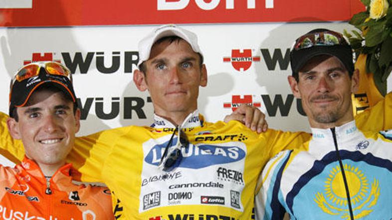 Roman Kreuziger je prvič v karieri slavil na etapni dirki.