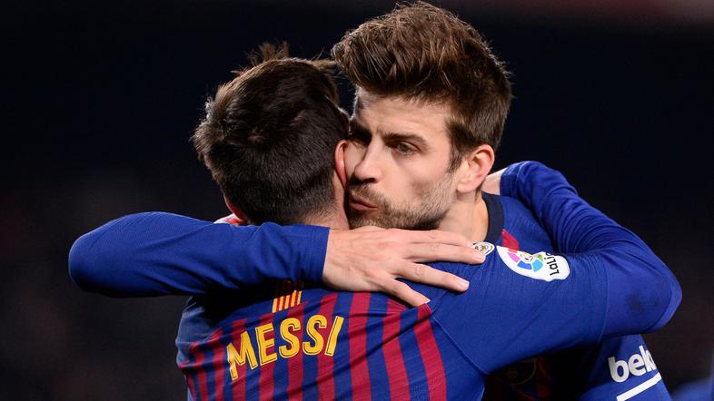 Lionel Messi Gerard Pique