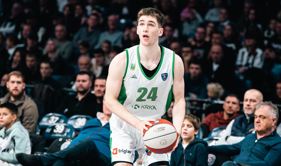 Košarkarji Krke izgubili proti Partizanu v ligi ABA