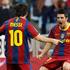 Lionel Messi David Villa gol zadetek veselje proslavljanje slavje proslava