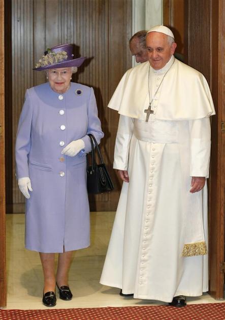 kraljica Elizabeta II., papež Frančišek