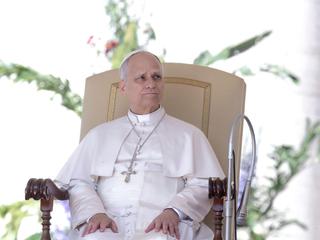 papež Leon XIV. med avdienco