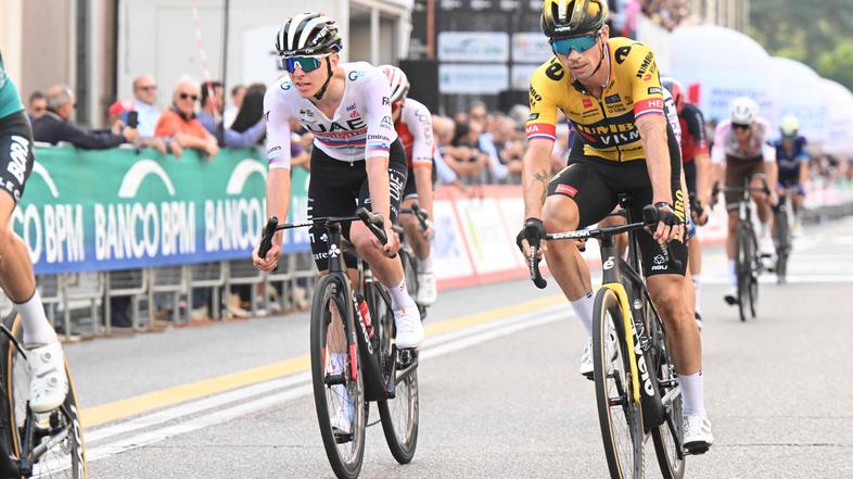 Primož Roglič in Tadej Pogačar