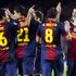 Iniesta Messi Xavi Adriano Barcelona Celtic Liga prvakov