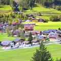 pogled iz zraka na vas Kandersteg v Švici