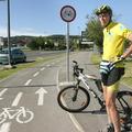 Aldo Zubin opozarja na pomanjkanje in neustrezno prometno označitev kolesarskih 